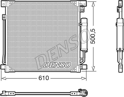 Denso DCN45013 - Kondenzator, klima-Uređaj www.molydon.hr