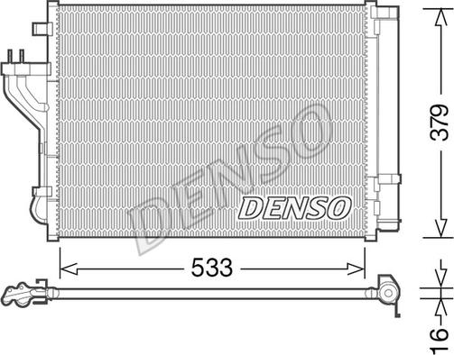 Denso DCN41004 - Kondenzator, klima-Uređaj www.molydon.hr