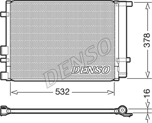 Denso DCN41005 - Kondenzator, klima-Uređaj www.molydon.hr