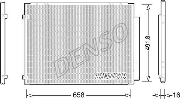 Denso DCN51010 - Kondenzator, klima-Uređaj www.molydon.hr
