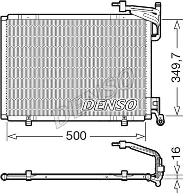 Denso DCN10055 - Kondenzator, klima-Uređaj www.molydon.hr