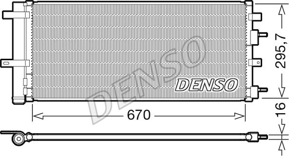 Denso DCN10053 - Kondenzator, klima-Uređaj www.molydon.hr