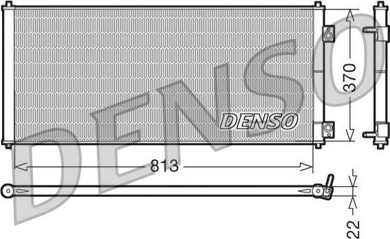 Denso DCN10018 - Kondenzator, klima-Uređaj www.molydon.hr