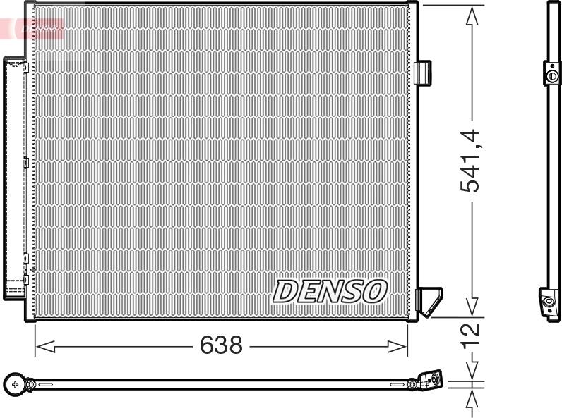 Denso DCN17066 - Kondenzator, klima-Uređaj www.molydon.hr