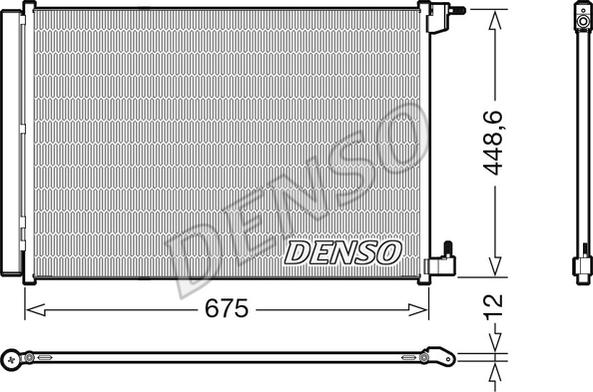 Denso DCN17060 - Kondenzator, klima-Uređaj www.molydon.hr