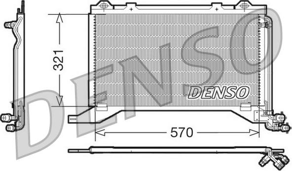 Denso DCN17019 - Kondenzator, klima-Uređaj www.molydon.hr