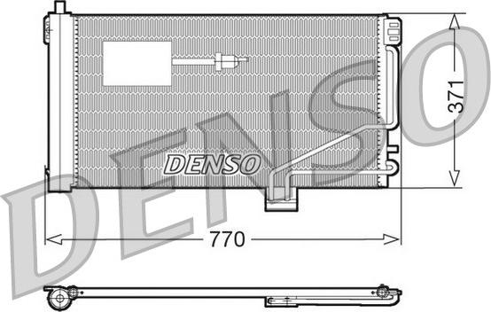Denso DCN17015 - Kondenzator, klima-Uređaj www.molydon.hr
