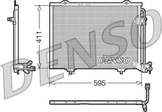 Denso DCN17011 - Kondenzator, klima-Uređaj www.molydon.hr