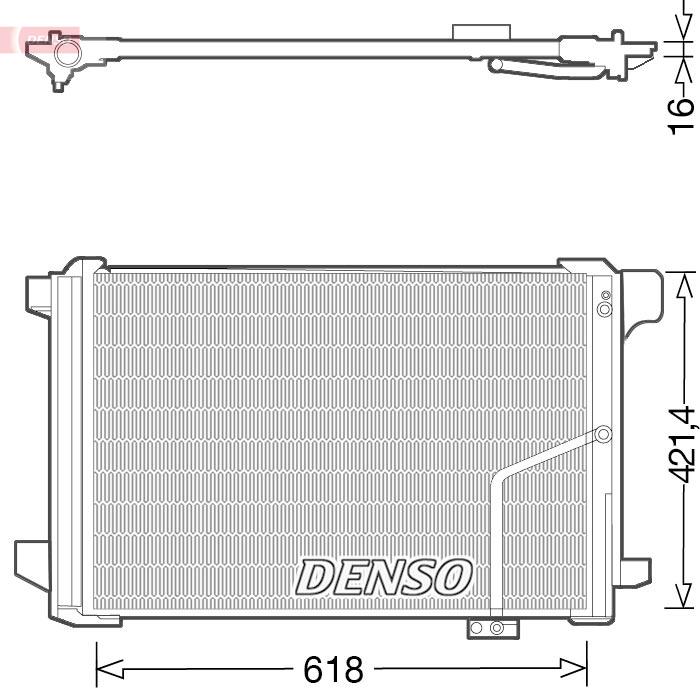 Denso DCN17035 - Kondenzator, klima-Uređaj www.molydon.hr
