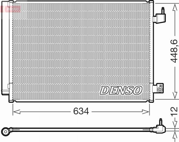 Denso DCN17031 - Kondenzator, klima-Uređaj www.molydon.hr
