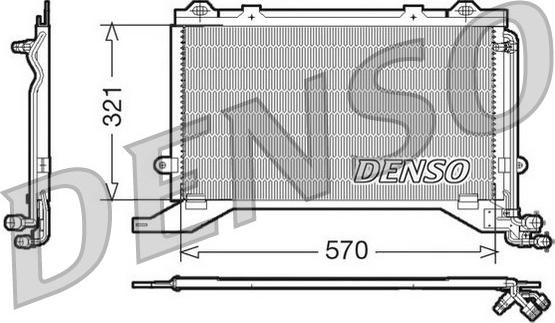 Denso DCN17020 - Kondenzator, klima-Uređaj www.molydon.hr