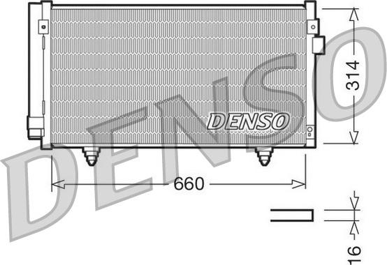 Denso DCN36003 - Kondenzator, klima-Uređaj www.molydon.hr