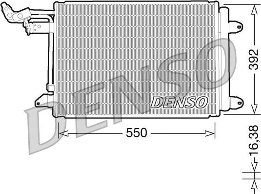 Denso DCN32002 - Kondenzator, klima-Uređaj www.molydon.hr