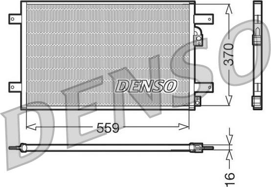Denso DCN32014 - Kondenzator, klima-Uređaj www.molydon.hr