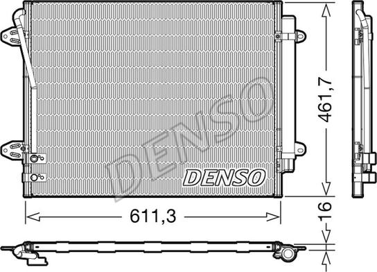 Denso DCN32012 - Kondenzator, klima-Uređaj www.molydon.hr