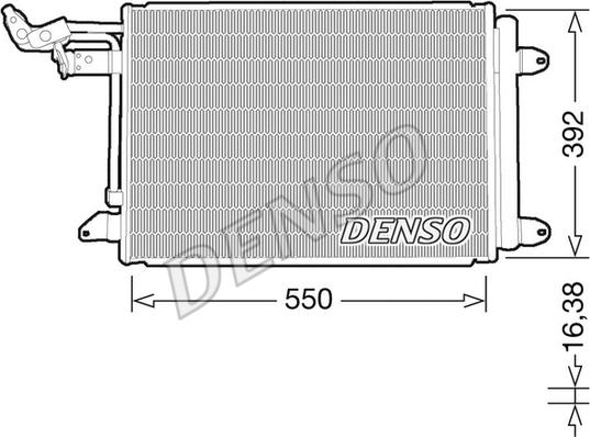 Denso DCN32032 - Kondenzator, klima-Uređaj www.molydon.hr