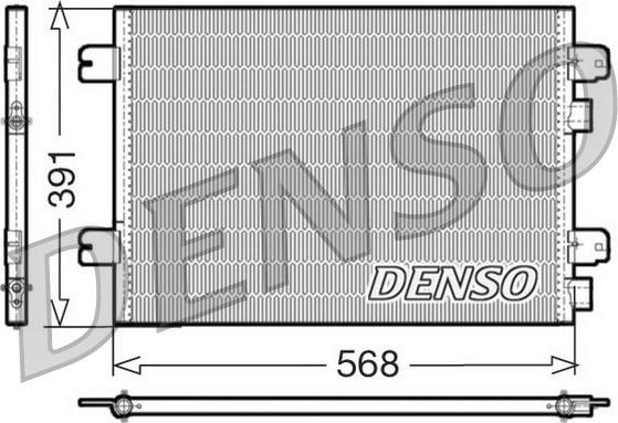 Denso DCN23011 - Kondenzator, klima-Uređaj www.molydon.hr