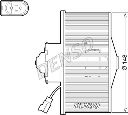 Denso DEA10054 - Ventilator kabine/unutrasnjeg prostora www.molydon.hr