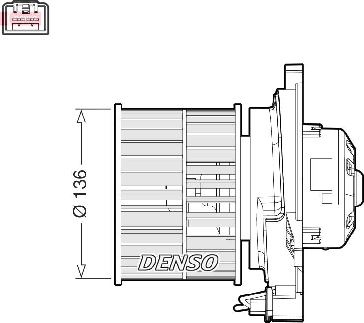 Denso DEA10055 - Ventilator kabine/unutrasnjeg prostora www.molydon.hr