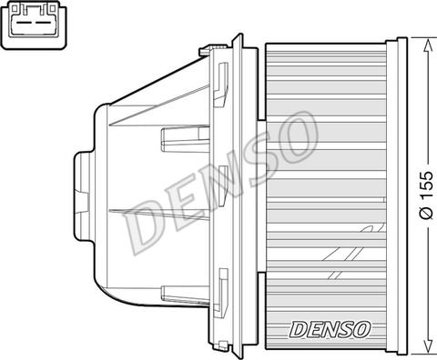 Denso DEA10053 - Ventilator kabine/unutrasnjeg prostora www.molydon.hr