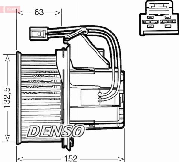 Denso DEA17018 - Ventilator kabine/unutrasnjeg prostora www.molydon.hr