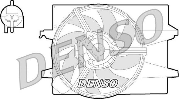 Denso DER10004 - Ventilator, hladjenje motora www.molydon.hr