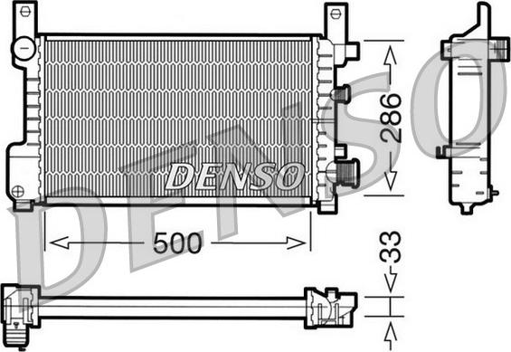 Denso DRM10037 - Hladnjak, hladjenje motora www.molydon.hr