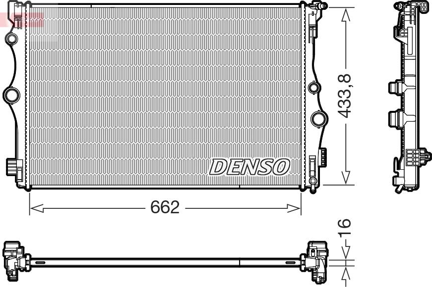 Denso DRM17098 - Hladnjak, hladjenje motora www.molydon.hr
