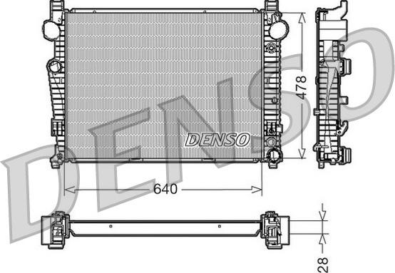Denso DRM17092 - Hladnjak, hladjenje motora www.molydon.hr