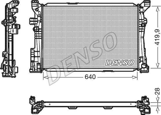Denso DRM17097 - Hladnjak, hladjenje motora www.molydon.hr