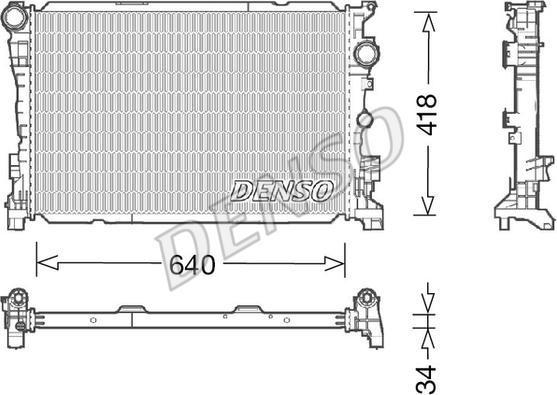 Denso DRM17047 - Hladnjak, hladjenje motora www.molydon.hr