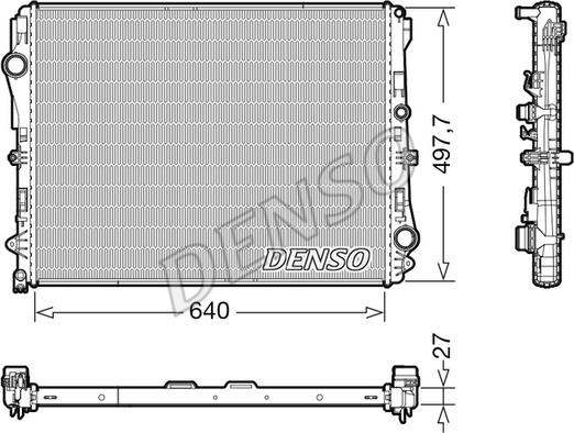 Denso DRM17116 - Hladnjak, hladjenje motora www.molydon.hr