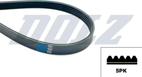 DOLZ 05KD5PK1745 - Klinasti rebrasti remen  www.molydon.hr