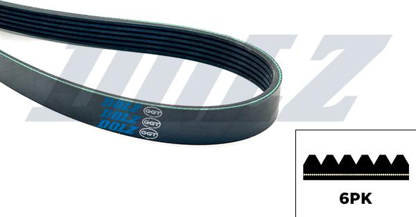 DOLZ 05KD6PK691E - Klinasti rebrasti remen  www.molydon.hr
