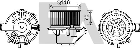 EACLIMA 42A50031 - Elektromotor, ventilator kabine/unutrasnjeg prostora www.molydon.hr