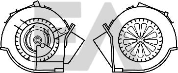 EACLIMA 42A50038 - Elektromotor, ventilator kabine/unutrasnjeg prostora www.molydon.hr