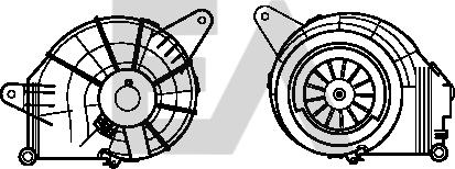 EACLIMA 42A50025 - Elektromotor, ventilator kabine/unutrasnjeg prostora www.molydon.hr