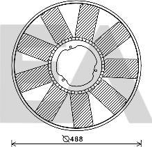 EACLIMA 35C45A02 - Rotor ventilatora, hladjenje motora www.molydon.hr