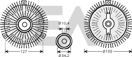 EACLIMA 35C50D07 - Rotor ventilatora, hladjenje motora www.molydon.hr