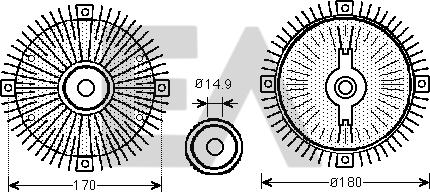 EACLIMA 35C50D18 - Rotor ventilatora, hladjenje motora www.molydon.hr