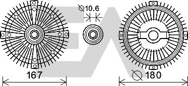 EACLIMA 35C50D25 - Rotor ventilatora, hladjenje motora www.molydon.hr