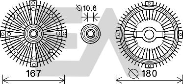 EACLIMA 35C50D26 - Rotor ventilatora, hladjenje motora www.molydon.hr