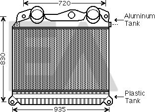 EACLIMA 36A47014 - Intercooler, hladnjak www.molydon.hr