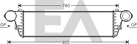 EACLIMA 36A50004 - Intercooler, hladnjak www.molydon.hr