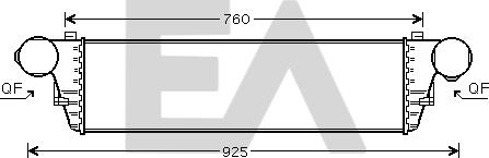 EACLIMA 36A50005 - Intercooler, hladnjak www.molydon.hr
