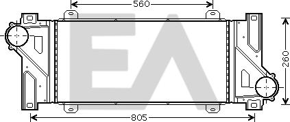 EACLIMA 36A50008 - Intercooler, hladnjak www.molydon.hr