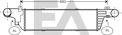 EACLIMA 36A50019 - Intercooler, hladnjak www.molydon.hr