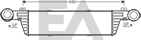 EACLIMA 36A50016 - Intercooler, hladnjak www.molydon.hr