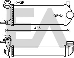 EACLIMA 36A60045 - Intercooler, hladnjak www.molydon.hr