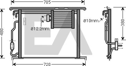 EACLIMA 30C50050 - Kondenzator, klima-Uređaj www.molydon.hr